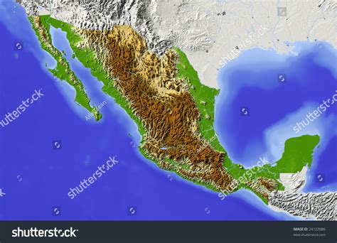elevation of mexico.